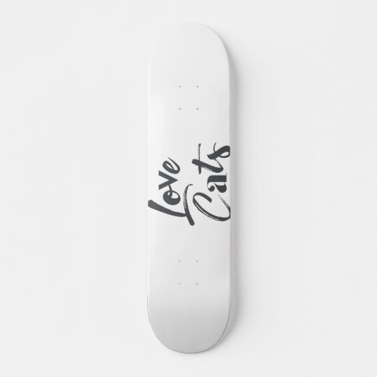 Skateboard Joueuse, joyeuse, moderne, design mignon de Love C (Devant)