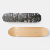 Skateboard Jour de la neige du bois (Horz)