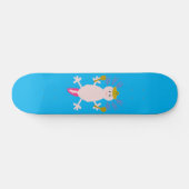 Skateboard Jour de l'Axolotl mexicain mort (Horz)