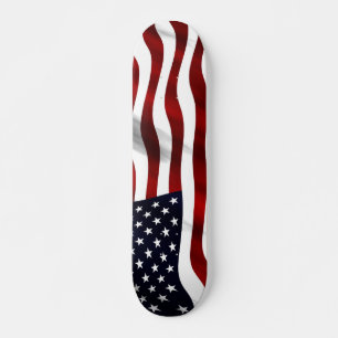 Skateboard Jour de l'indépendance patriotique du drapeau amér