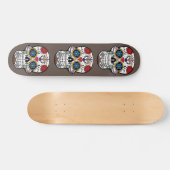 Skateboard Jour du crâne mort (Horz)