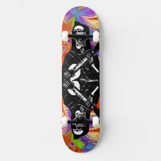 Skateboard Jour du Skeleton Skate Board mort (Recto)