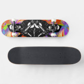 Skateboard Jour du Skeleton Skate Board mort (Horz)