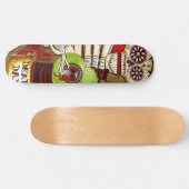 Skateboard Jour du squelette mort (Horz)