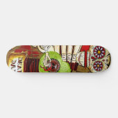 Skateboard Jour du squelette mort (Horz)