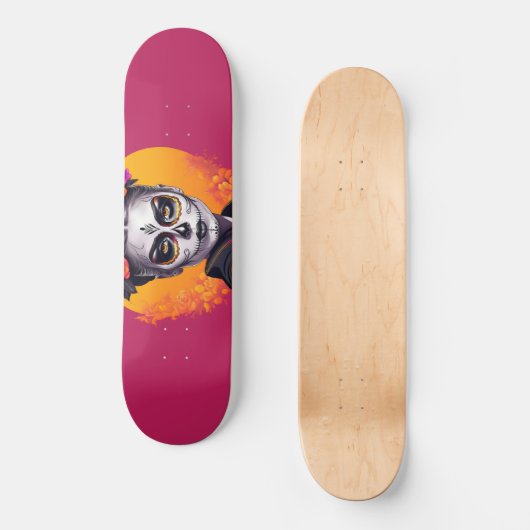 Skateboard Jour rose de la femme morte (Recto)