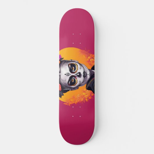 Skateboard Jour rose de la femme morte (Recto)
