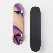 Skateboard Jours pastel fractal (Recto)