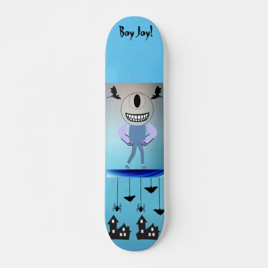 Skateboard - Joy Garçon! - Skate bleu (Devant)