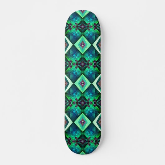 Skateboard Joyau de cristal Green Emerald Gemstone May Annive (Devant)
