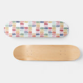 Skateboard Joyaux d'aquarelle couleur vive (Horz)