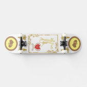 Skateboard Joyeux Couples Danse Valentines conception vectori (Horz)