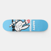 Skateboard Joyeux Lapin renaît Aime La Confiture De Fraise (Horz)