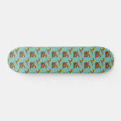 Skateboard Joyeux Motif de Pâques au Chocolat d'Éperon (Horz)