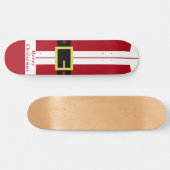 Skateboard Joyeux Noël - Père Noël - Cadeaux Pour Tous (Horz)