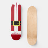 Skateboard Joyeux Noël - Père Noël - Cadeaux Pour Tous (Recto)