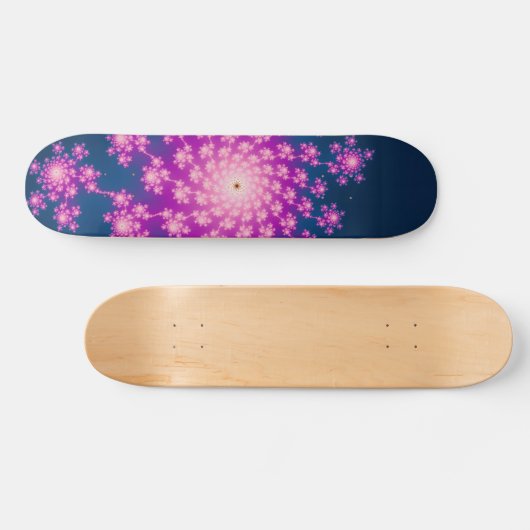 Skateboard Joyeux Nouvel An Fractal (Horz)