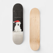Skateboard Joyeux Ours Polaire De Noël ! (Recto)