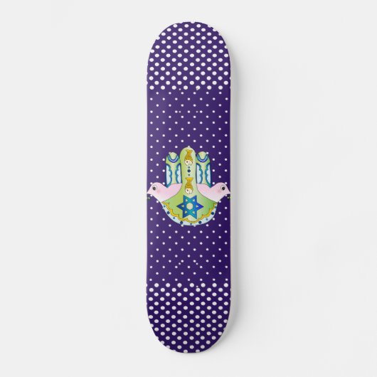 Skateboard Judaica de Hamsa (Recto)