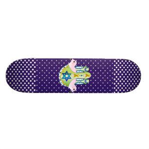 Skateboard Judaica de Hamsa