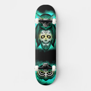 SKATEBOARD JUILLET ETHNIQUE VERT OWL