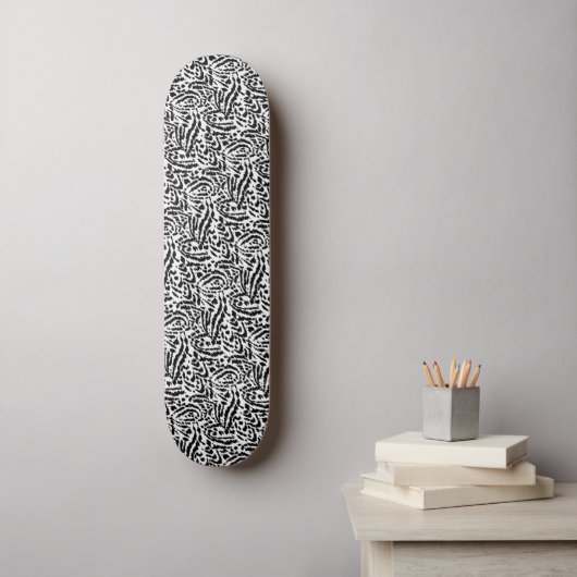 Skateboard Jungle Abstraite (Art mural)