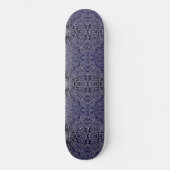 Skateboard Jungle Bleu Abstrait (Recto)