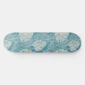 Skateboard Jungle luxe - monstera et palmier (Horz)