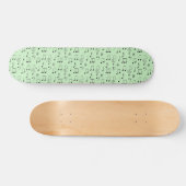 Skateboard Juste noté vert (Horz)