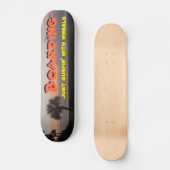 Skateboard Juste Surfin avec des roues (Recto)