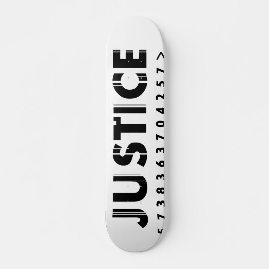 Skateboard Justice-LOGO-À-allez (Devant)