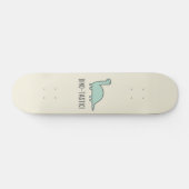 Skateboard ka triassique jurassique de créature préhistorique (Horz)
