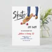 Skateboard Kaart (Staand voorkant)