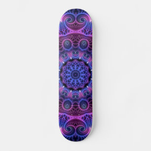 Skateboard Kaleidoscope Apophyse Coeurs Mandala