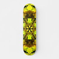 Kaleidoscope psychédélique Fleur Jaune et Vert