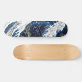 Skateboard Kanagawa Waves, Motif d'art japonais (Horz)
