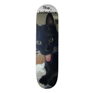 Skateboard kat tong uit
