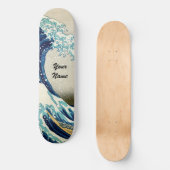 Skateboard Katsushika Hokusai - La Grande vague au large de K (Recto)