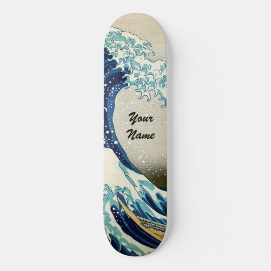 Skateboard Katsushika Hokusai - La Grande vague au large de K (Recto)