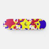 SKATEBOARD KAWAII ÉTOILES COSMIQUE BURST (Horz)