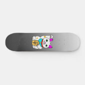Skateboard Kawaii Rave Lucky Chat Maneki Neko (Horz)