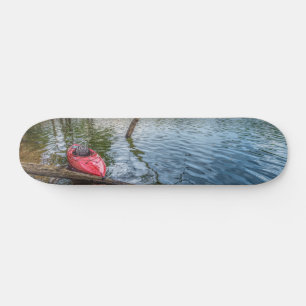 Skateboard Kayak Flottant Sur Le Lac Table Rock