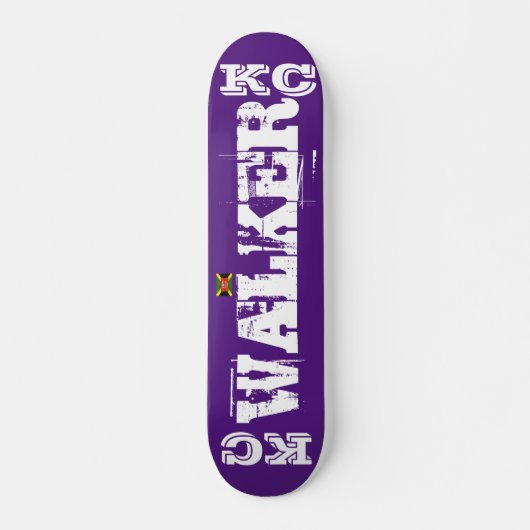 Skateboard KC WALKER Planche à roulettes, plateau 7¾" (Devant)