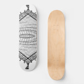 Skateboard Keffiyeh Écharpe palestinienne tissu traditionnel (Recto)