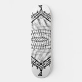 Skateboard Keffiyeh Écharpe palestinienne tissu traditionnel (Recto)