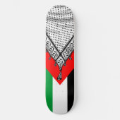 Skateboard Keffiyeh Écharpe palestinienne tissu traditionnel (Recto)