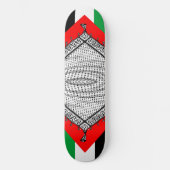 Skateboard Keffiyeh Écharpe palestinienne tissu traditionnel (Recto)