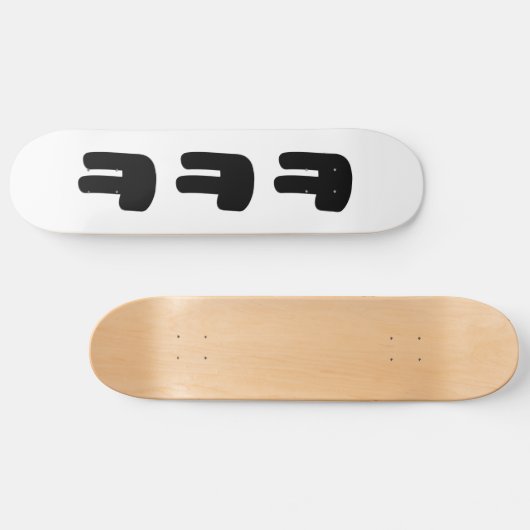 Skateboard KEKEKEKE ㅋ ㅋ ㅋ coréen Slang (Horz)