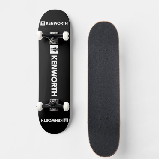 Skateboard Kenworth noir  (Devant)