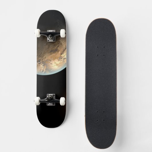 Skateboard Kepler-186f Orbitant Une Étoile Éloignée. (Recto)